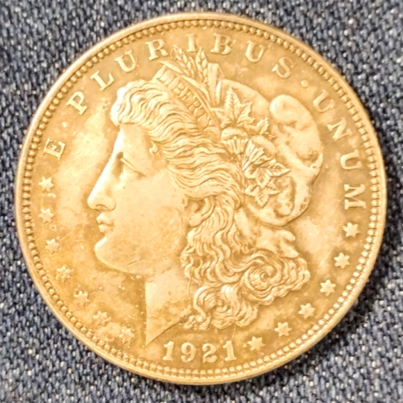 π²1921 P Morgan Silver Dollar,π₯ DDO, DDR, Multiple Die Cracks, Many Vamsπ - Picture 5 of 16